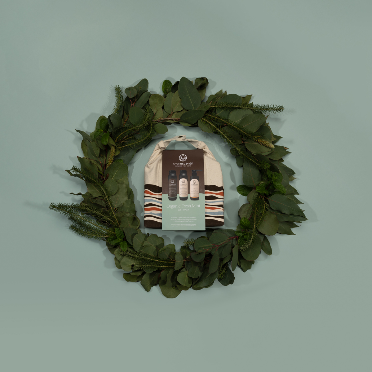 Ultimate Clean Beauty Haircare | EverEscents Organic Fresh Mint Gift Pack